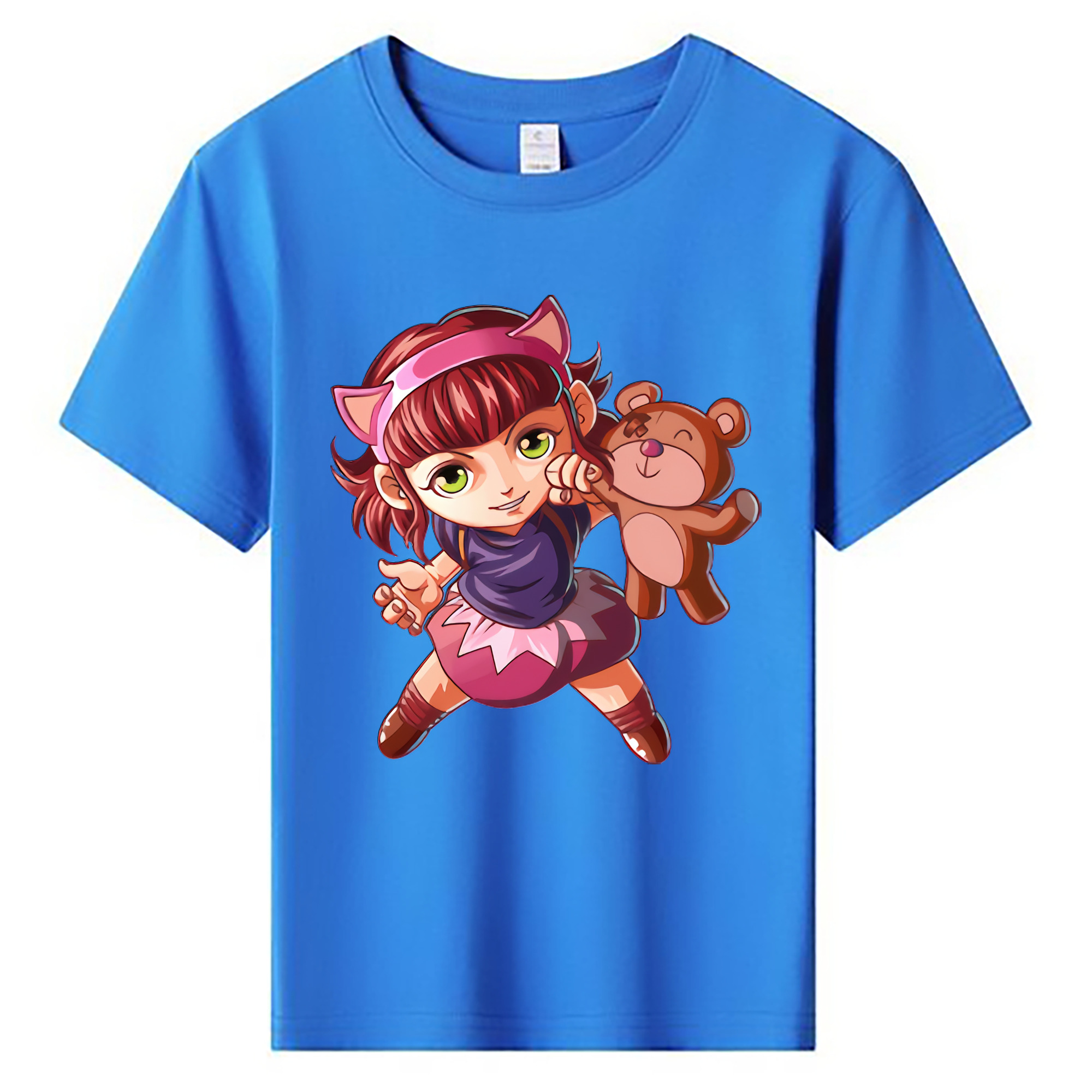 （画像用） リーグ・オブ・レジェンド League of Legends LOL 綿100％キッズTシャツ（フロントプリント）
